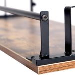 Cuier Vintage, cu polita lemn MDF, sina umerase, 5 carlige, structura metalica, 66.5 x 30 x 32.5 cm - imagine 9