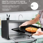 Cuptor electric, Temporizator, Rotisor, 100-230°, 2000W, 60L, 5 tipuri de caldura, negru, 62 x 41 x 40 cm - imagine 7