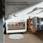 Biblioteca cu 6 cuburi, 97,5 x 29 x 97,5 cm, MDF, maro - imagine 4