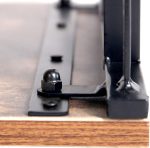 Cuier Vintage, cu polita lemn MDF, sina umerase, 5 carlige, structura metalica, 66.5 x 30 x 32.5 cm - imagine 6