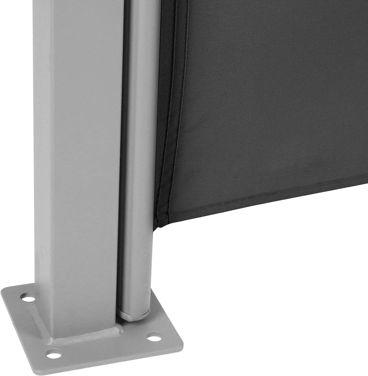 Copertina laterala, pentru balcon/gradina/terasa, protectie UV 50, rezistenta la intemperii, 160x300 cm, gri - imagine 4