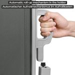 Copertina laterala, pentru balcon/gradina/terasa, protectie UV 50, rezistenta la intemperii, 160x300 cm, gri - imagine 5