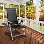 Set 2 scaune sezlong Tillvex, pliabile, reglabile 6 niveluri, rezistenta UV, 59 x 63 x 113 cm, capacitate 120 kg, gri - imagine 6