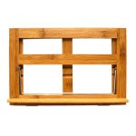 Suport reglabil pentru carti, 3 unghiuri. din bambus, 22 x 33 x 22,5 cm - imagine 8