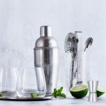 Set cocktail, 5 piese, inox, Relaxdays - imagine 2
