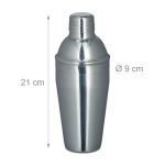 Set cocktail, 5 piese, inox, Relaxdays - imagine 4