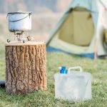 Canistra de apa potabila pentru calatorii, 5l, 4 recipiente, 21 x 20 x 20 cm, pliabile - imagine 2