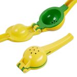 Storcator manual 2in1 Relaxdays, pentru lamai si lime, galben, din aluminiu, 5.5 x 7.5 x 22 cm - imagine 7