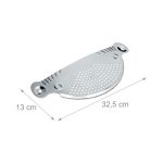 Strecuratoare metalica pentru oale/cratite, din otel inoxidabil, 32,5 x 13 cm - imagine 4
