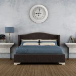 Ceas de perete, model baroc, dimensiuni 56 x 56 x 6 cm, alb/negru, Relaxdays - imagine 5