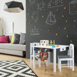 Set masa si 2 scaune pentru copii intre 2 si 10 ani, MDF lacuit mat, Relaxdays - imagine 7