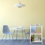 Carucior servire, Relaxdays, alb, cu 3 rafturi, bambus, 80.5 x 51 x 30 cm - imagine 3