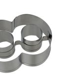 Forme pentru prajituri, 26 litere si 10 cifre, inox - imagine 6