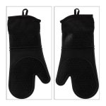 Manusi de bucatarie din silicon, negru, RelaxDays, 36,5 x 18,5 x 1,5 cm - imagine 4