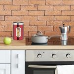 Cutie depozitare, cereale, ceai, cafea, sau paste, Relaxdays, rosu, 1.7 l, 17 x 11 cm - imagine 2