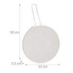 Set 2 Site protectie antistropire in timpul gatitului, Relaxdays, impotriva uleiului incins si a picaturilor de mancare, 25 cm-33 cm - imagine 4