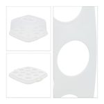 Cutie pentru transport prajituri, suport pentru briose, cu maner, plastic, 16 x 34 x 32,5 cm - imagine 6