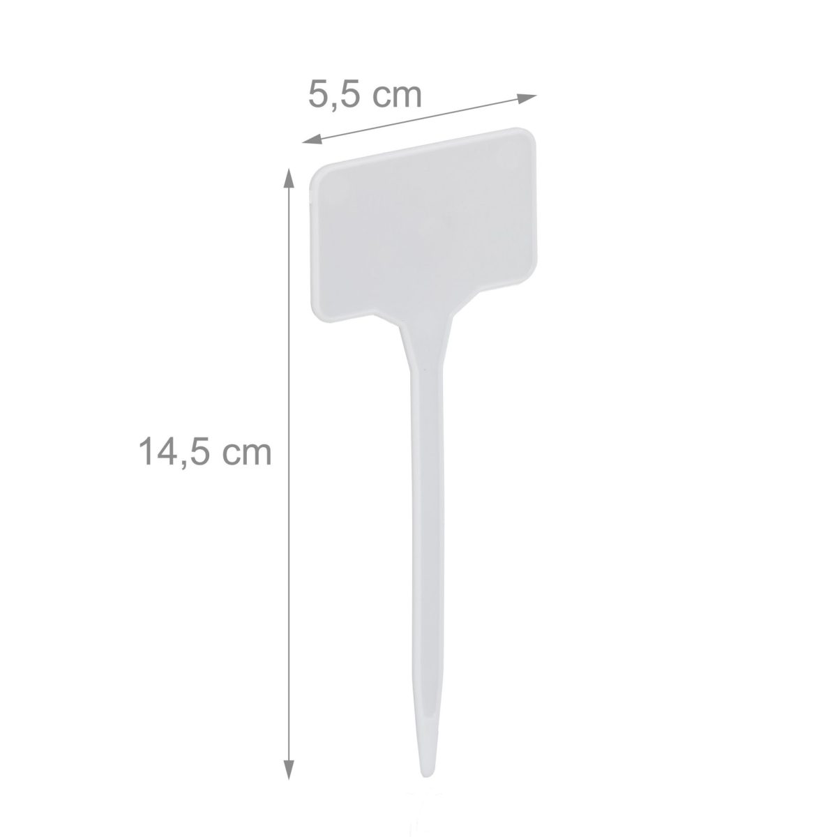 Etichete pentru plante, 100 bucati, reutilizabile, din plastic, 14,5 x 5,5 x 0,2 cm - imagine 4