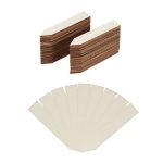 Etichete pentru plante, 60 bucati, din lemn, 10,5 x 2 x 0,2 cm