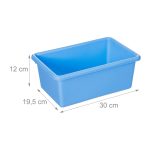 Dulap depozitare jucarii, RelaxDays, cu 9 cutii din plastic, multicolor, 67 x 65 x 31.5 cm - imagine 5