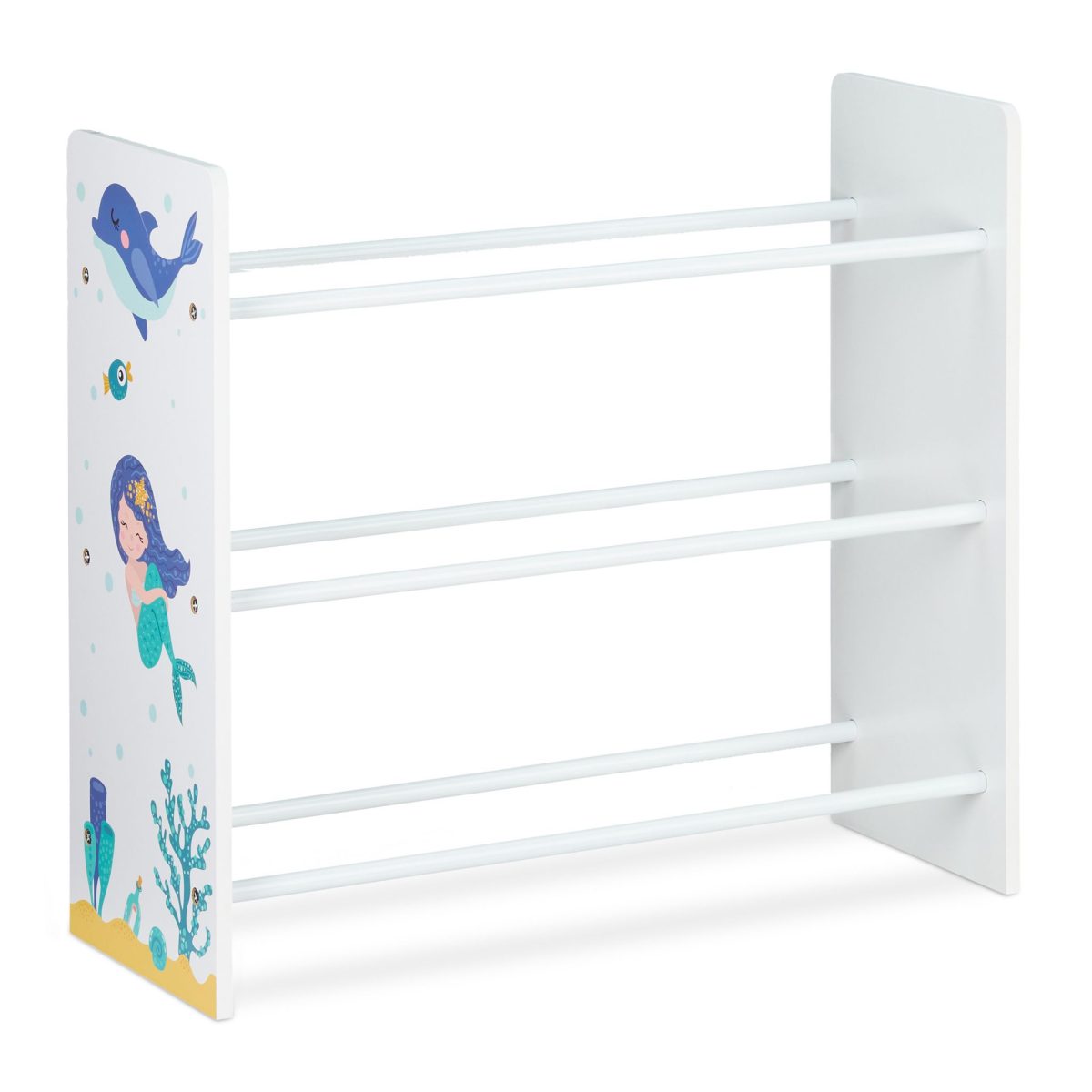 Dulap depozitare jucarii, RelaxDays, cu 9 cutii din plastic, multicolor, 67 x 65 x 31.5 cm - imagine 7