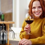 Suport pentru sticla de vin si pentru 6 pahare, RelaxDays, natur, din bambus, 25 x 25 cm - imagine 5
