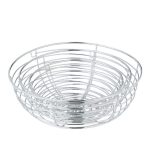 Cos suspendat pentru fructe, Relaxdays, din metal, argintiu, dimensiuni 82 x 26,5 cm - imagine 5