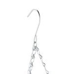 Cos suspendat pentru fructe, Relaxdays, din metal, argintiu, dimensiuni 82 x 26,5 cm - imagine 6
