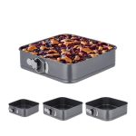 Set 4 tavi de copt cu arc, dimensiuni diferite, otel inoxidabil