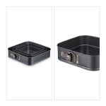 Set 4 tavi de copt cu arc, dimensiuni diferite, otel inoxidabil - imagine 8