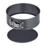 Set 3 tavi de copt, dimensiuni diferite, cu baza detasabila, otel inoxidabil, gri - imagine 7