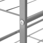 Suport cu 2 rafturi pentru pantofi, Relaxdays, dimensiuni 33,5 x 70 x 26 cm, capacitate 6 perechi pantofi, gri - imagine 7