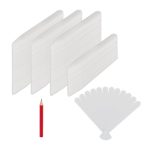 Etichete pentru plante, 500 bucati, creion inclus, reutilizabile, din plastic, 12,5 x 1,5 x 0,1 cm