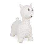 Jumper de cauciuc in forma de lama, dimensiuni 53 x 49 x 21 cm, alb crem, Relaxdays