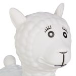 Jumper de cauciuc in forma de lama, dimensiuni 53 x 49 x 21 cm, alb crem, Relaxdays - imagine 6