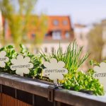 Etichete pentru plante, 100 bucati, design floare, din lemn, 10 x 5,5 x 0,2 cm - imagine 5