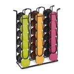 Suport pentru 36 de capsule cafea, potrivit pentru Dolce Gusto, metal, negru, 32,5 x 26,5 x 9,5 cm