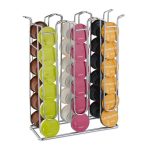 Suport pentru 36 de capsule cafea, potrivit pentru Dolce Gusto, metal, 32,5 x 26,5 x 9,5 cm