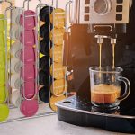 Suport pentru 36 de capsule cafea, potrivit pentru Dolce Gusto, metal, 32,5 x 26,5 x 9,5 cm - imagine 5