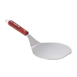 Paleta pentru pizza, cu maner din lemn rosu/maro, 8,5 x 16,5 x 36 cm