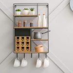 Cutie pentru ceai, 9 sertare detasabile, bambus/fier, 29 x 30 x 11,5 cm - imagine 5