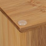 Cutie pentru ceai, 9 sertare detasabile, bambus/fier, 29 x 30 x 11,5 cm - imagine 9