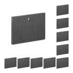 Placi pentru etichetarea plantelor, 10 bucati, din ardezie, 7 x 10 x 0,5 cm