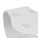 Bol ortopedic pentru hrana si apa pisici, 2 bucati, baza antiderapanta, transparent/alb, 15 x 13 x 15 cm - imagine 6