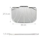 Set de 3 tavi de servire, din otel inoxidabil, 1,5 x 39 x 27,5 cm - imagine 4