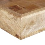 Tava de servire, din lemn de mango, manere metalice, 7,5 x 35 x 35 cm - imagine 7