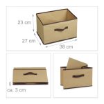 Raft Relaxdays cu sertar, din bambus, natur, 105 x 42 x 29 cm - imagine 5
