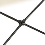 Raft cu 6 nivele, biblioteca cu cadru din otel, pentru camera de zi, birou, intrare, stil industrial,180 x 95 x 35 cm, maro/negru - imagine 6