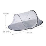 Husa protectie alimente, pliabila, poliester, 40 x 107 x 58 cm - imagine 2