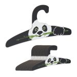 Set 20 umerase pentru copii, model panda, dimensiuni 16 x 33 x 0,3 cm, Relaxdays